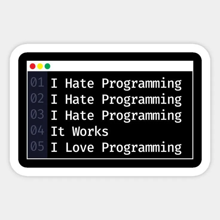 programming sticker
