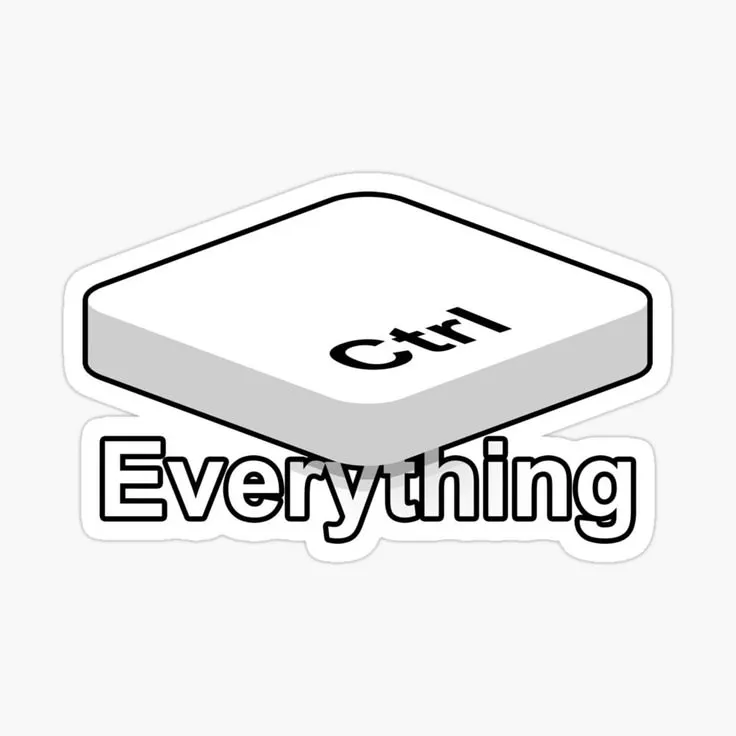 Everything is Under Control sticker
