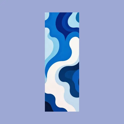 blue bookmark