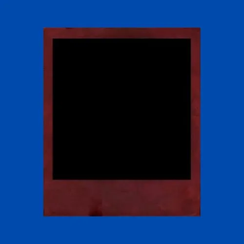 red photo frame