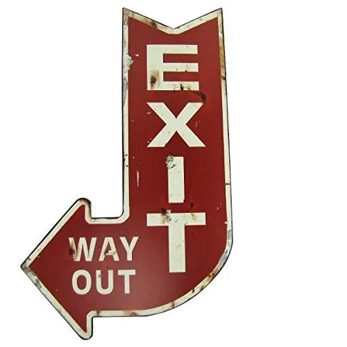 EXIT sticker