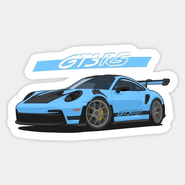 911 GT3 RS Sticker