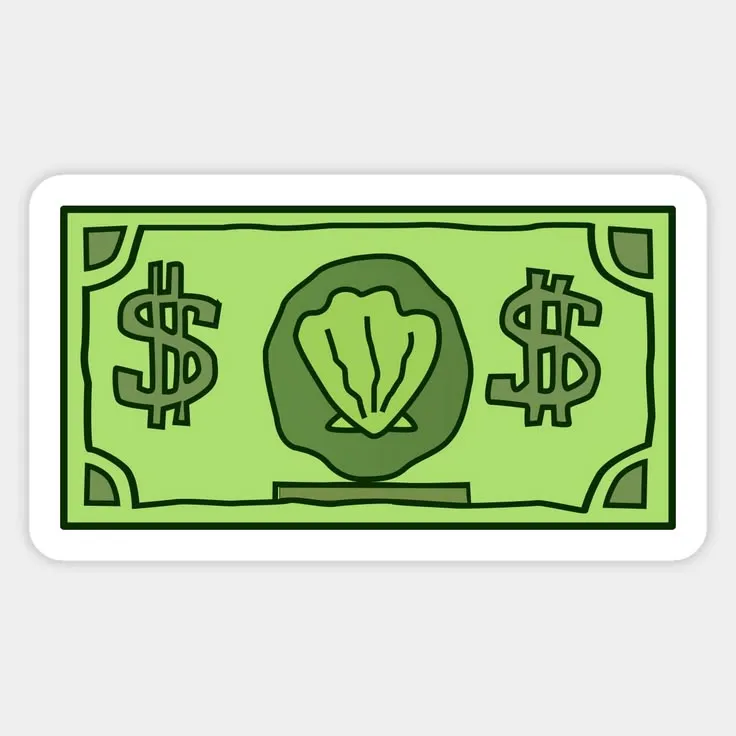 Mr.Krabs 1 dollar