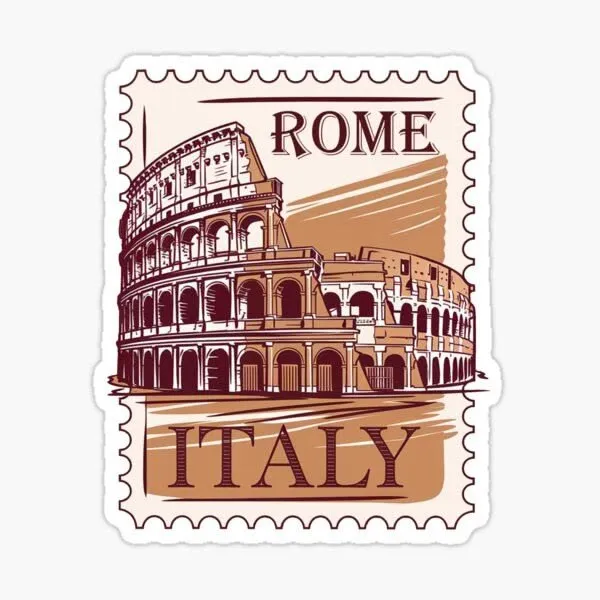 Rome Stamp Sticker